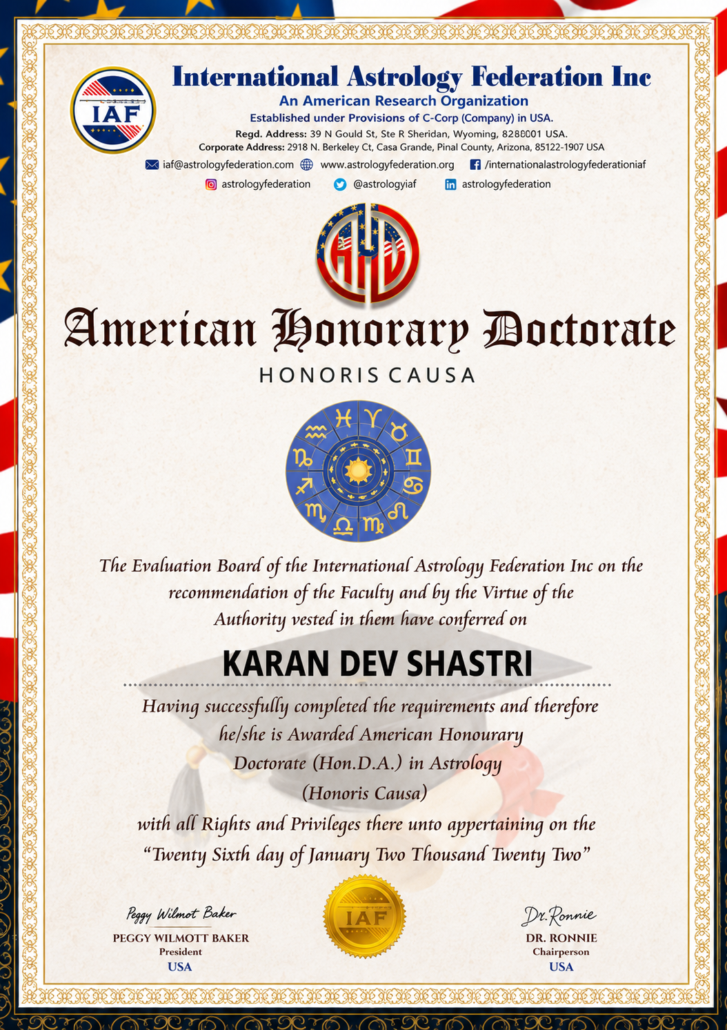 Astrologer PT. Acharya Karan Dev Shastri 
