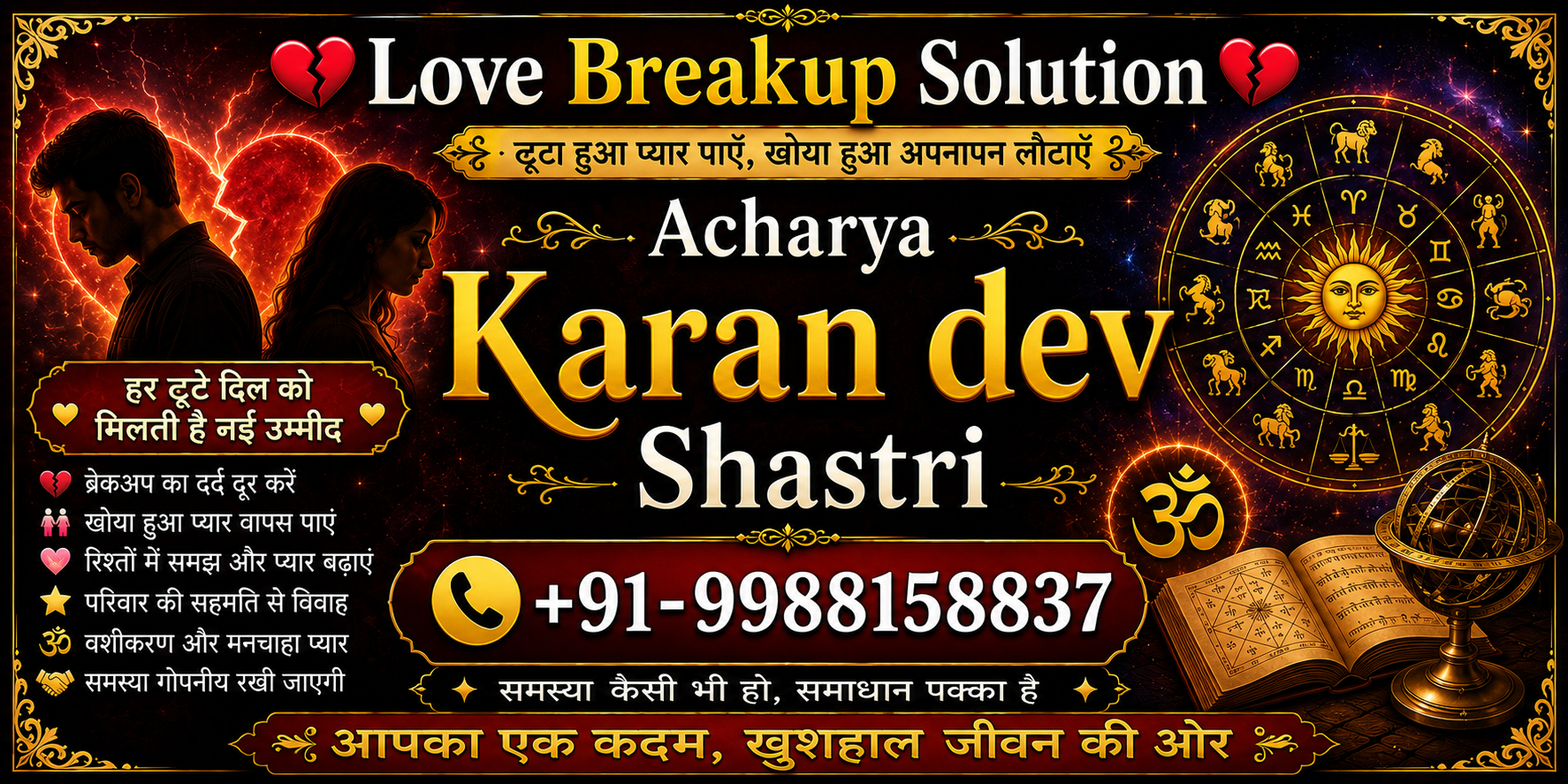 Astrologer PT. Acharya Karan Dev Shastri 
 +91-9988158837
